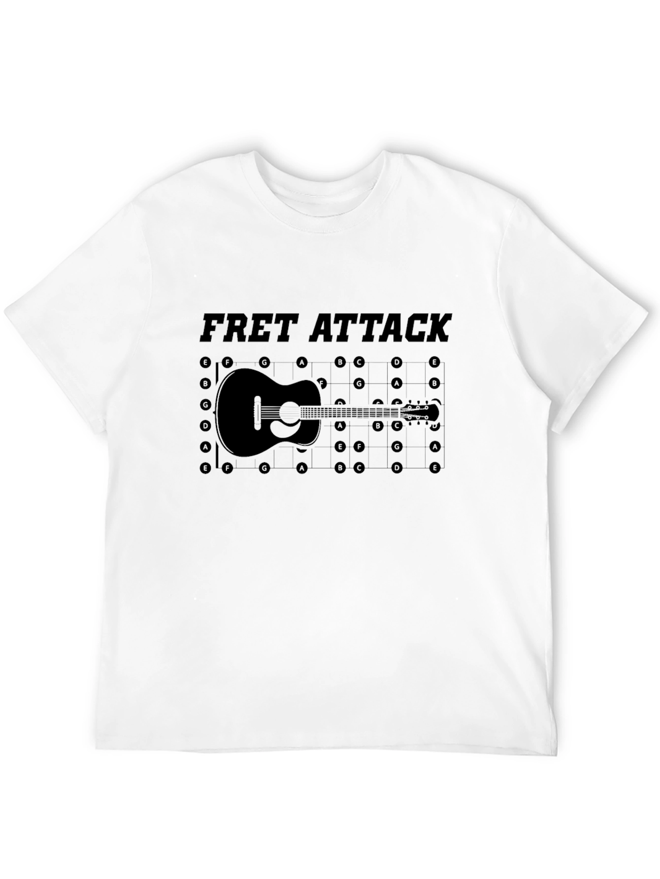Fret Attack Guitar Graphic Tee
