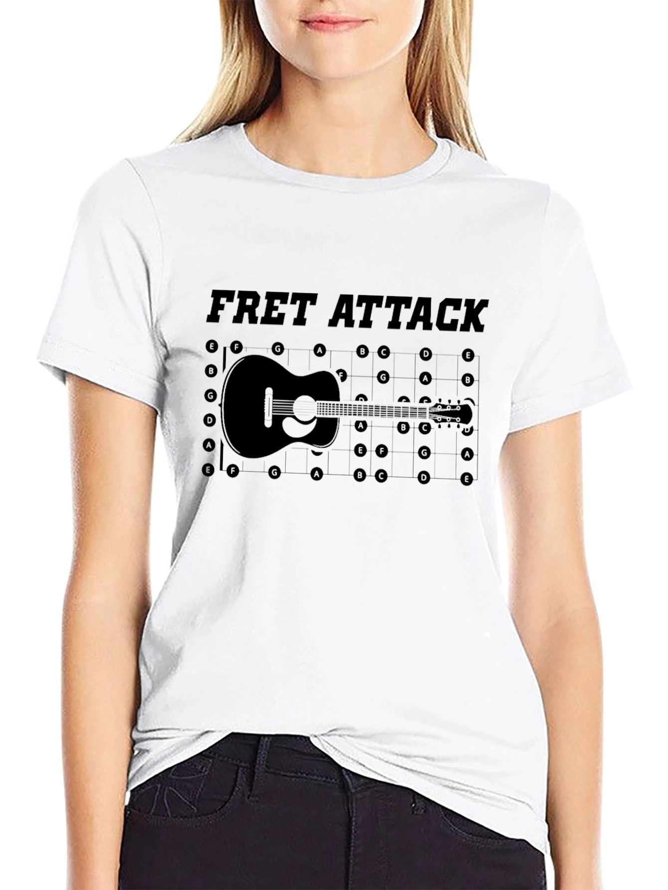 Fret Attack Guitar Graphic Tee