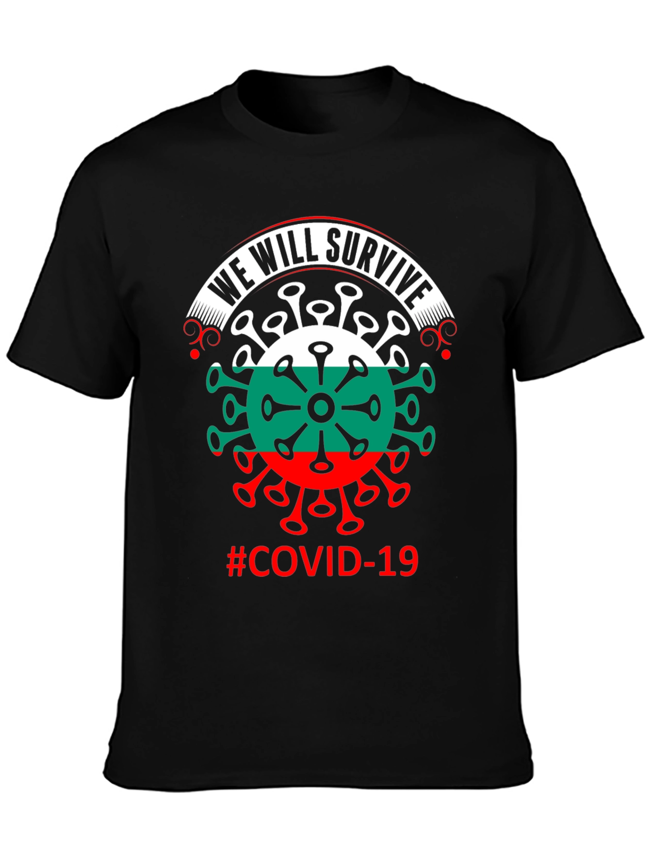 We Will Survive Bulgaria COVID-19 T-Shirt