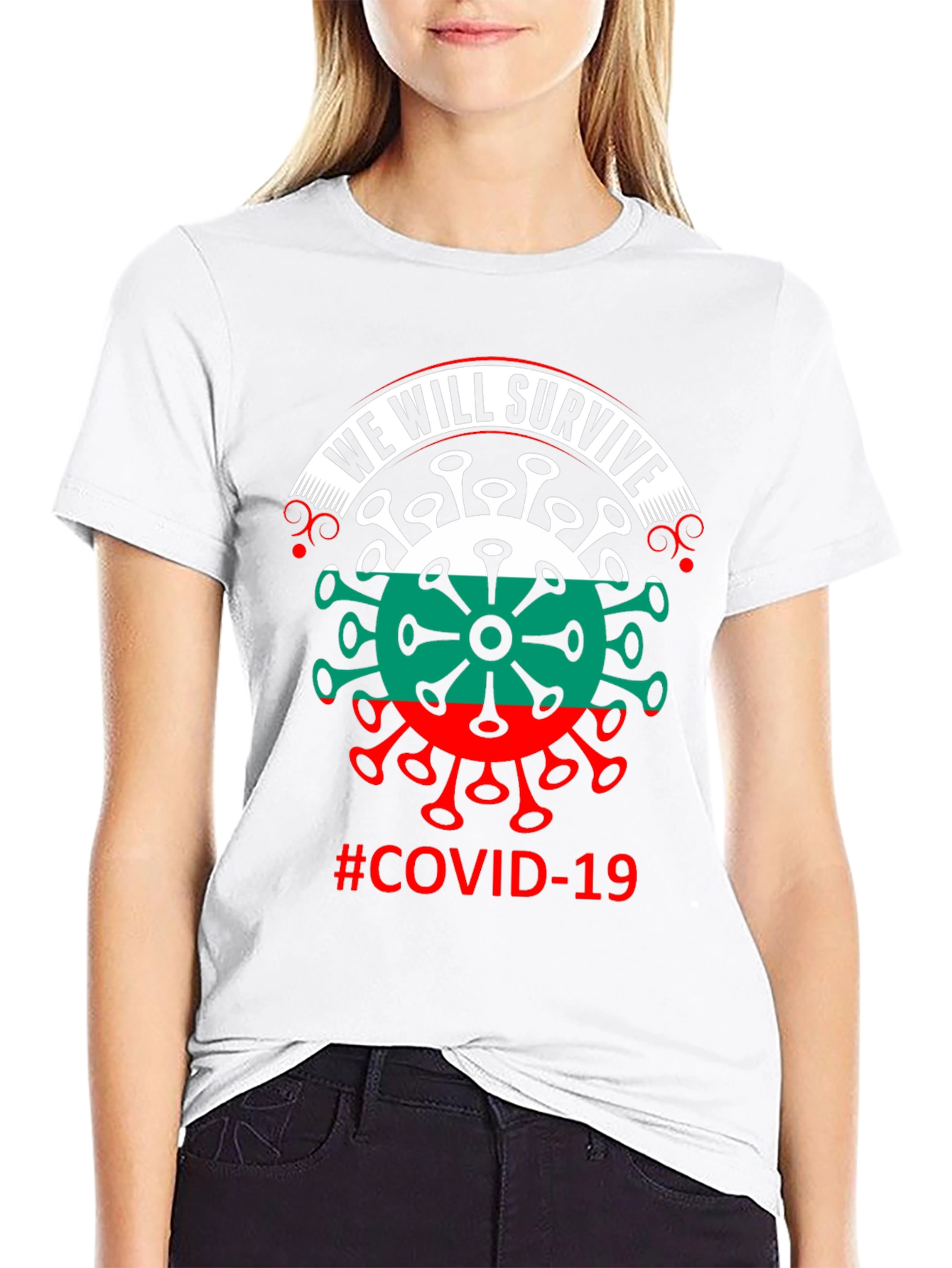 We Will Survive Bulgaria COVID-19 T-Shirt