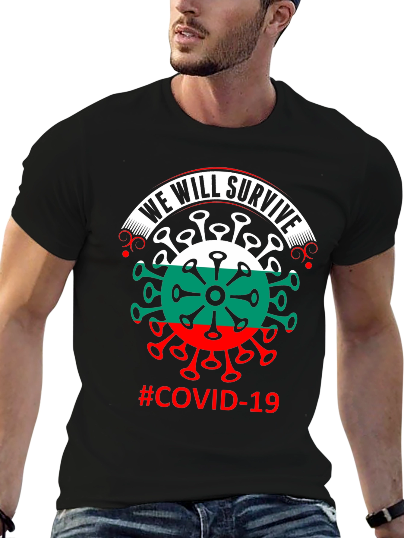 We Will Survive Bulgaria COVID-19 T-Shirt