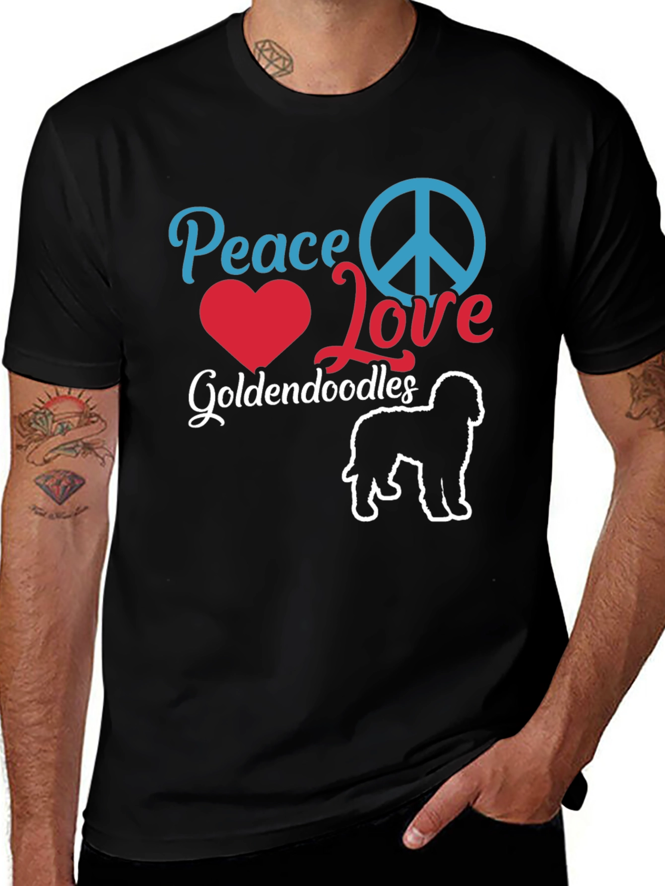 Peace Love Goldendoodles T-Shirt