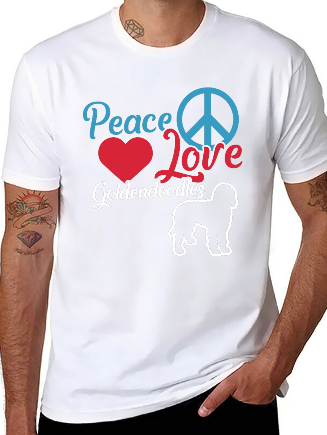 Peace Love Goldendoodles T-Shirt
