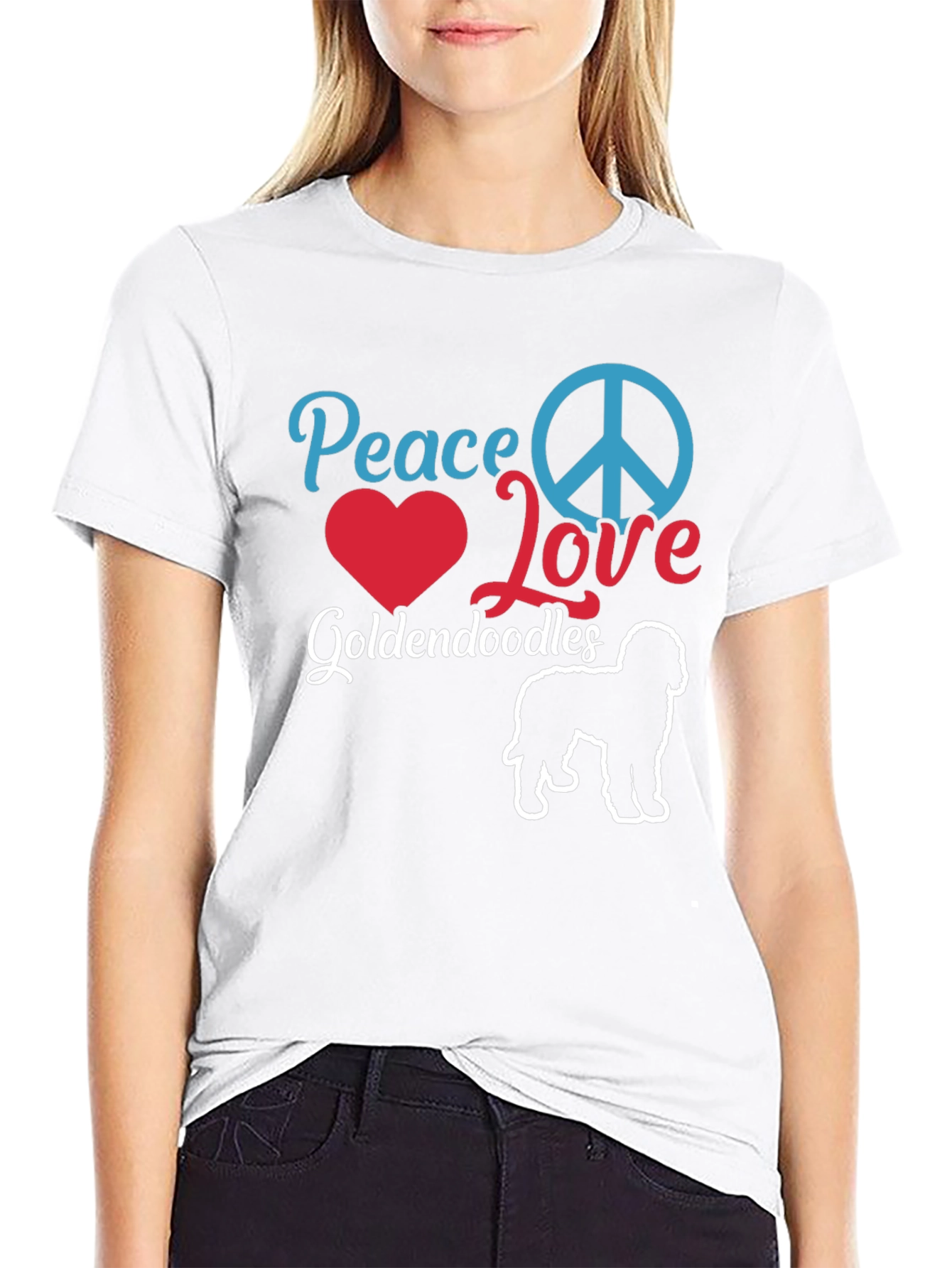 Peace Love Goldendoodles T-Shirt