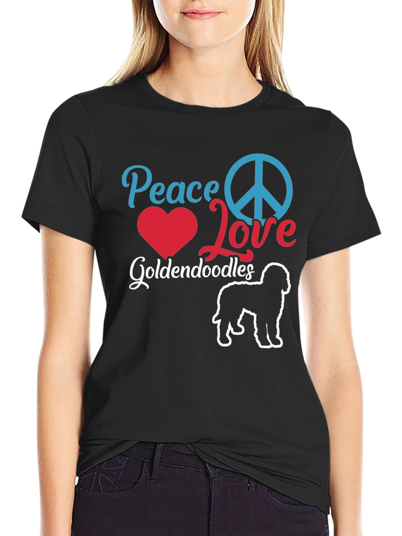 Peace Love Goldendoodles T-Shirt
