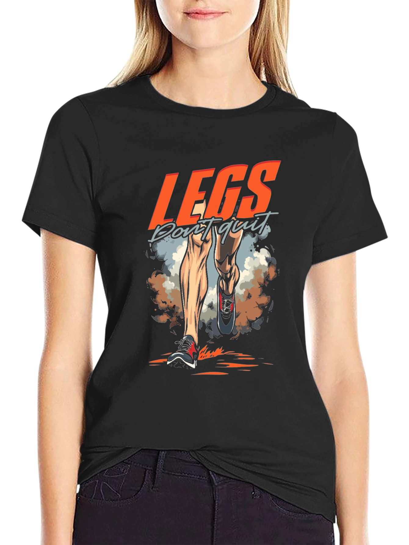 Legs Dont Quit Running T-Shirt
