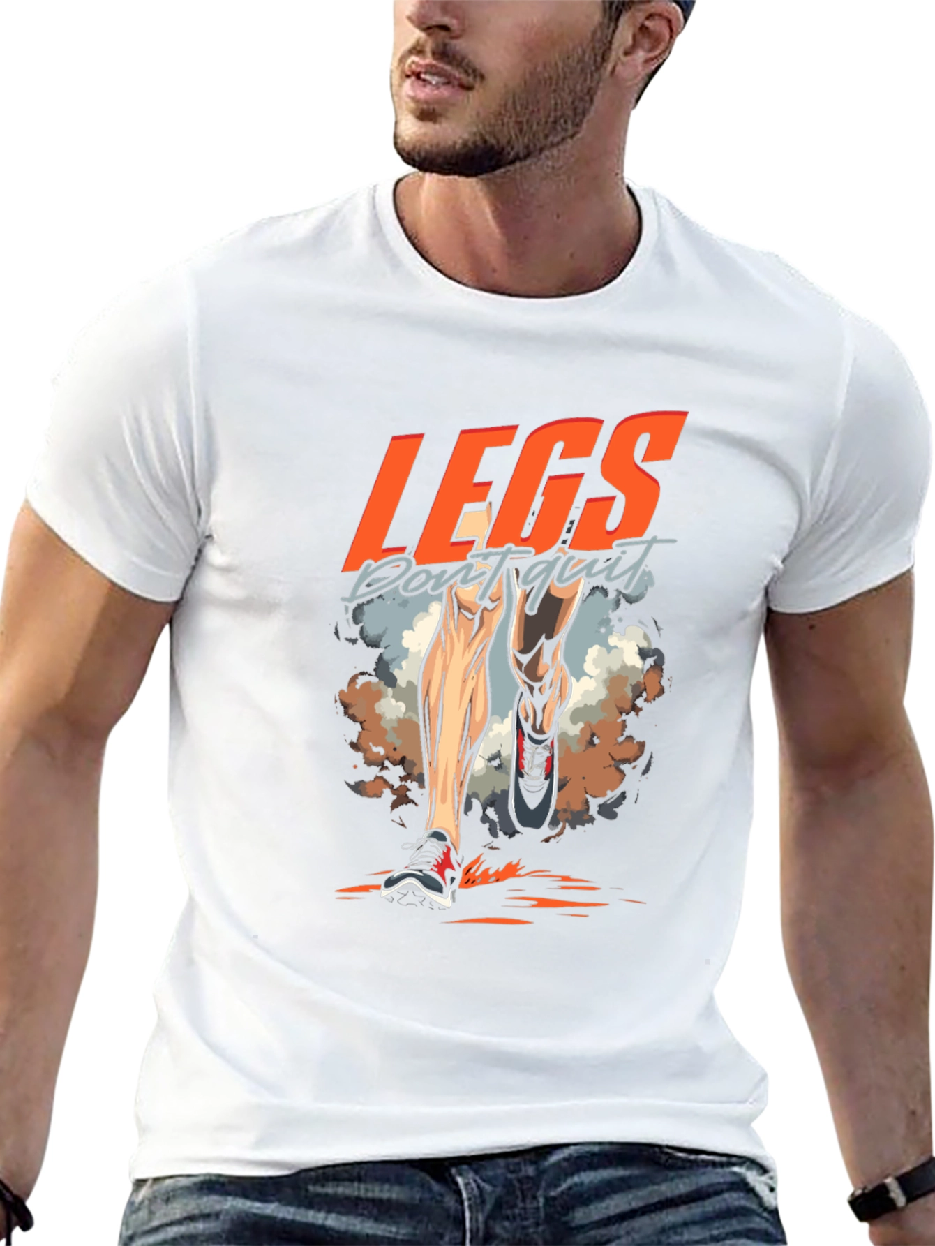Legs Dont Quit Running T-Shirt