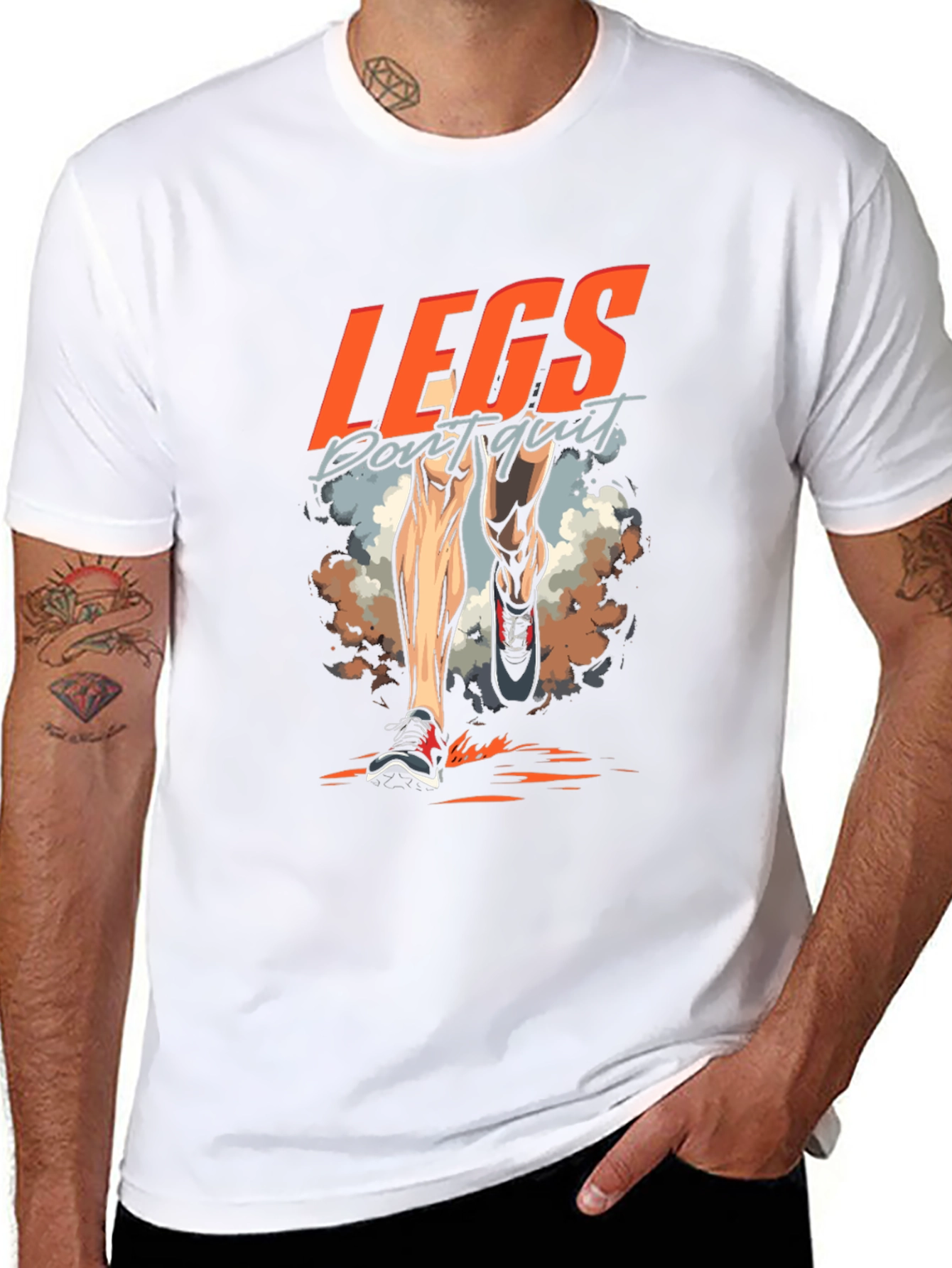 Legs Dont Quit Running T-Shirt