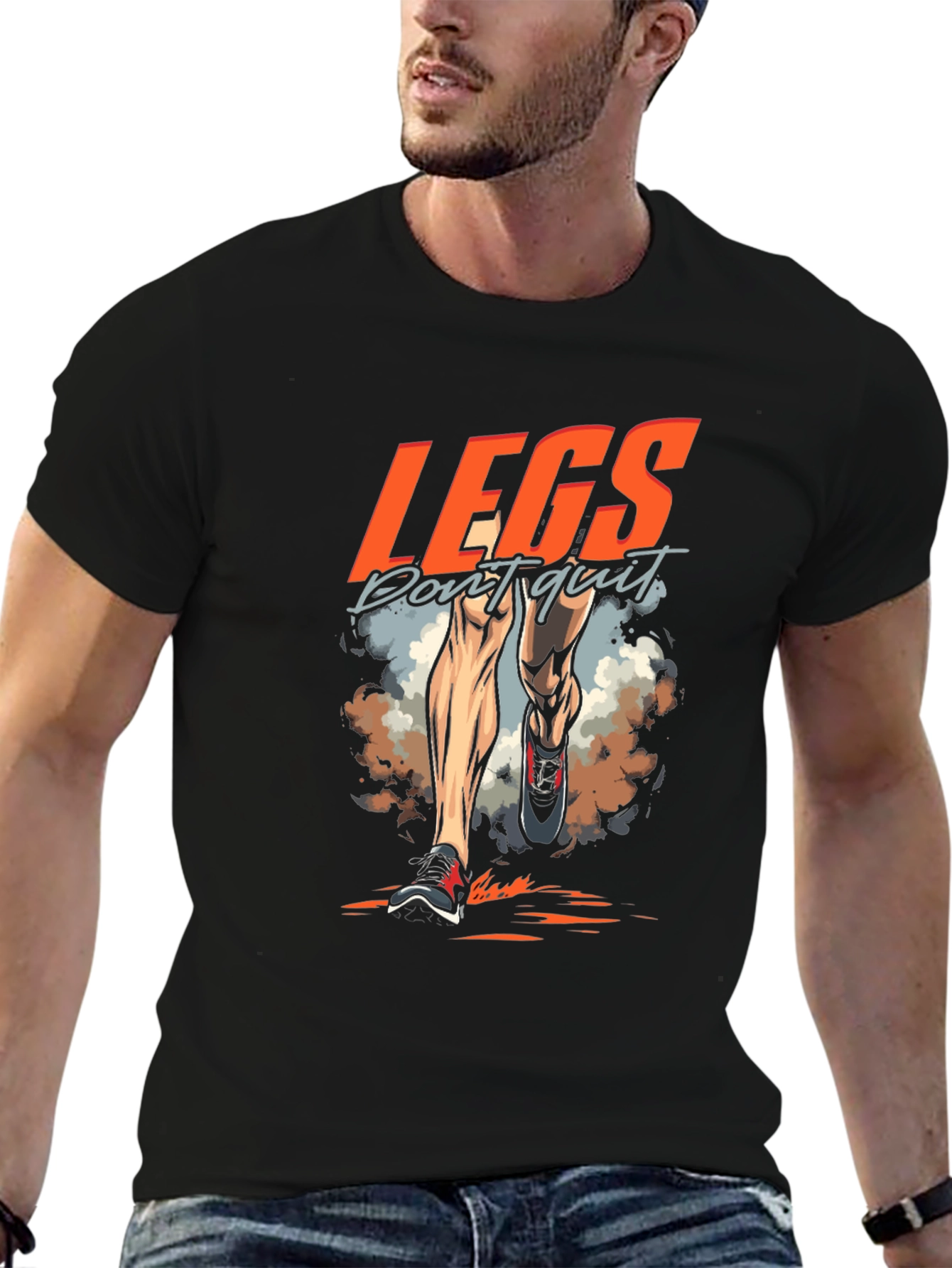 Legs Dont Quit Running T-Shirt
