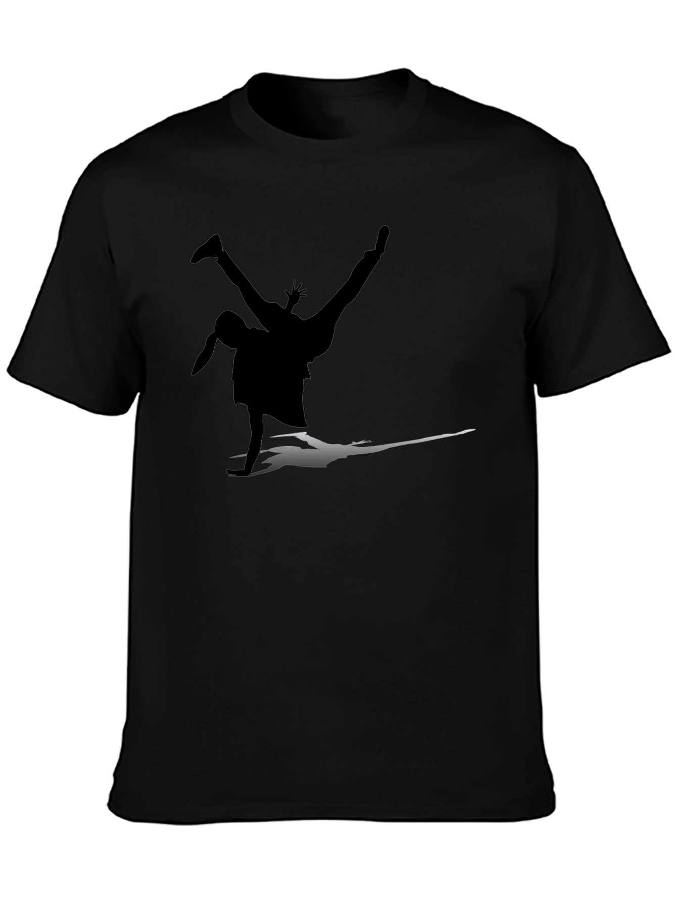 Breakdance Silhouette Black T-Shirt