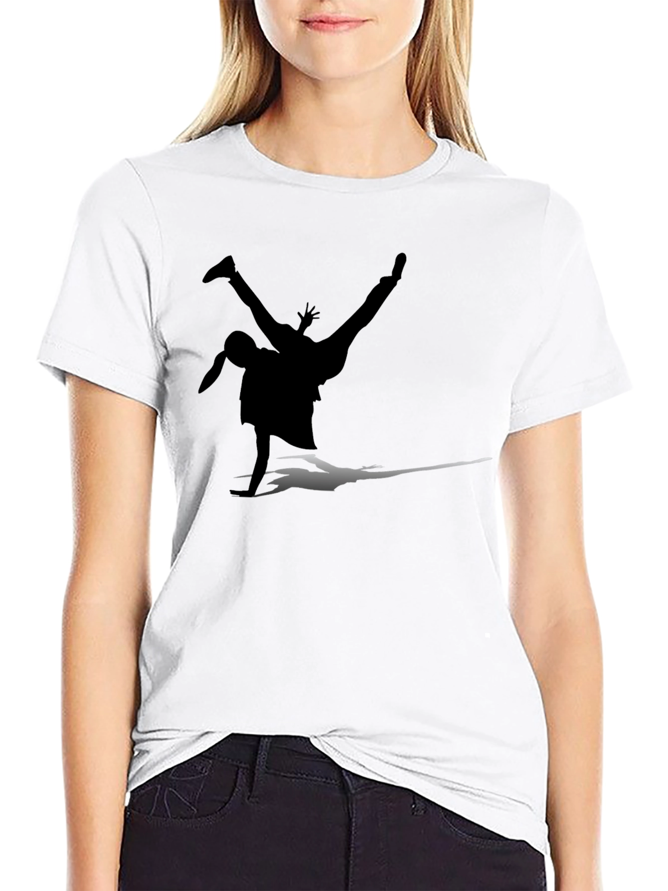 Breakdance Silhouette Black T-Shirt