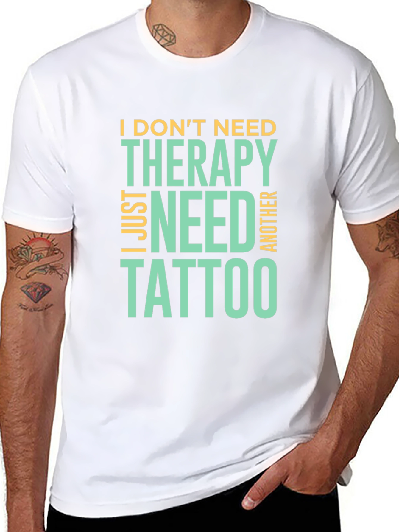 Tattoo Therapy Black Graphic Tee