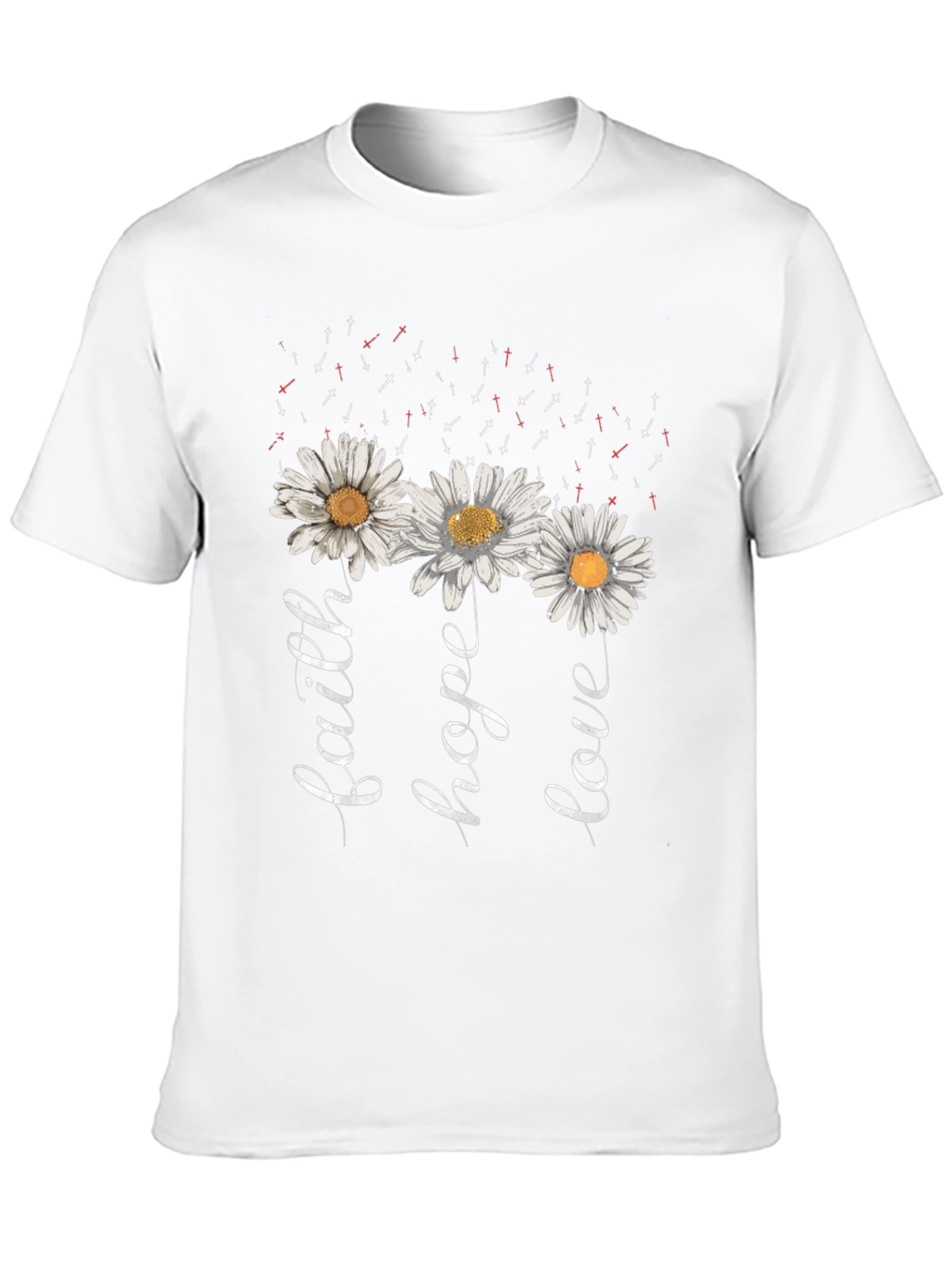 Faith Hope Love Daisy T-Shirt