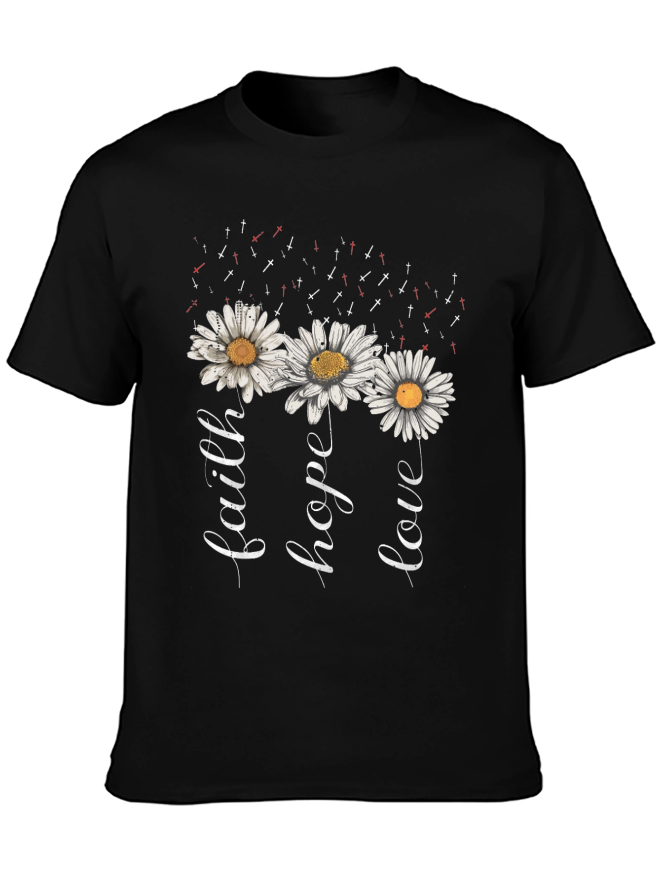 Faith Hope Love Daisy T-Shirt