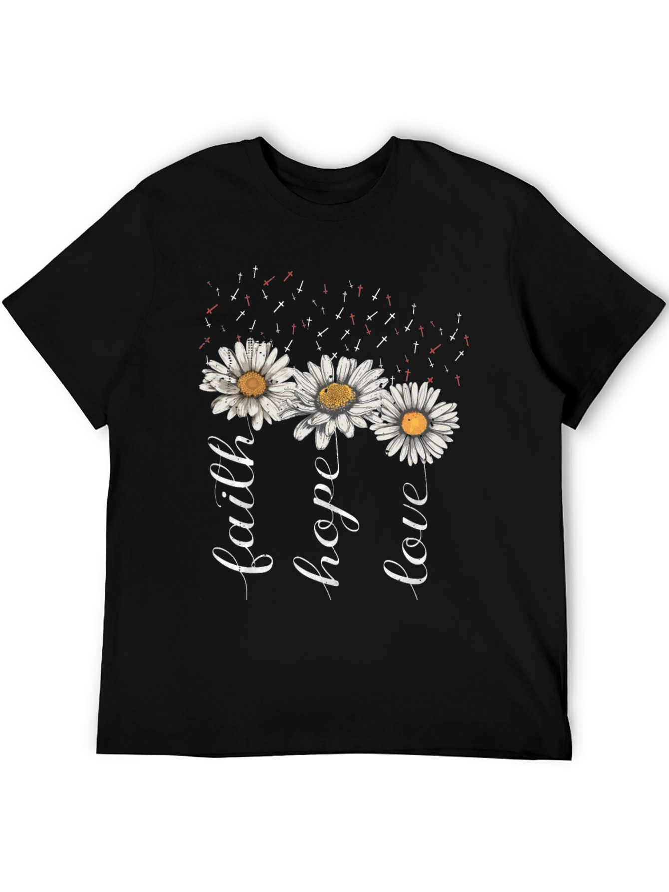 Faith Hope Love Daisy T-Shirt