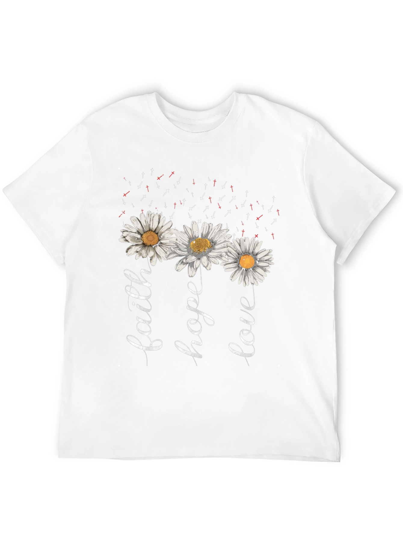 Faith Hope Love Daisy T-Shirt