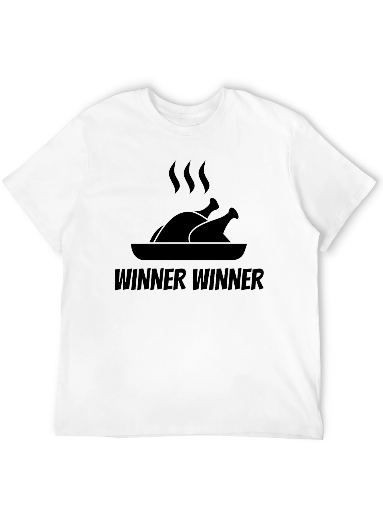 Winner Winner Chicken Dinner Black T-Shirt