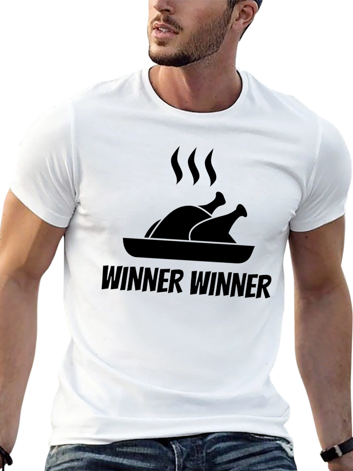 Winner Winner Chicken Dinner Black T-Shirt