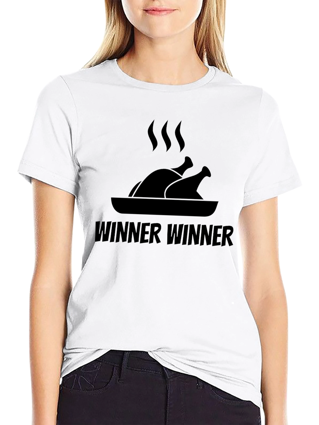 Winner Winner Chicken Dinner Black T-Shirt