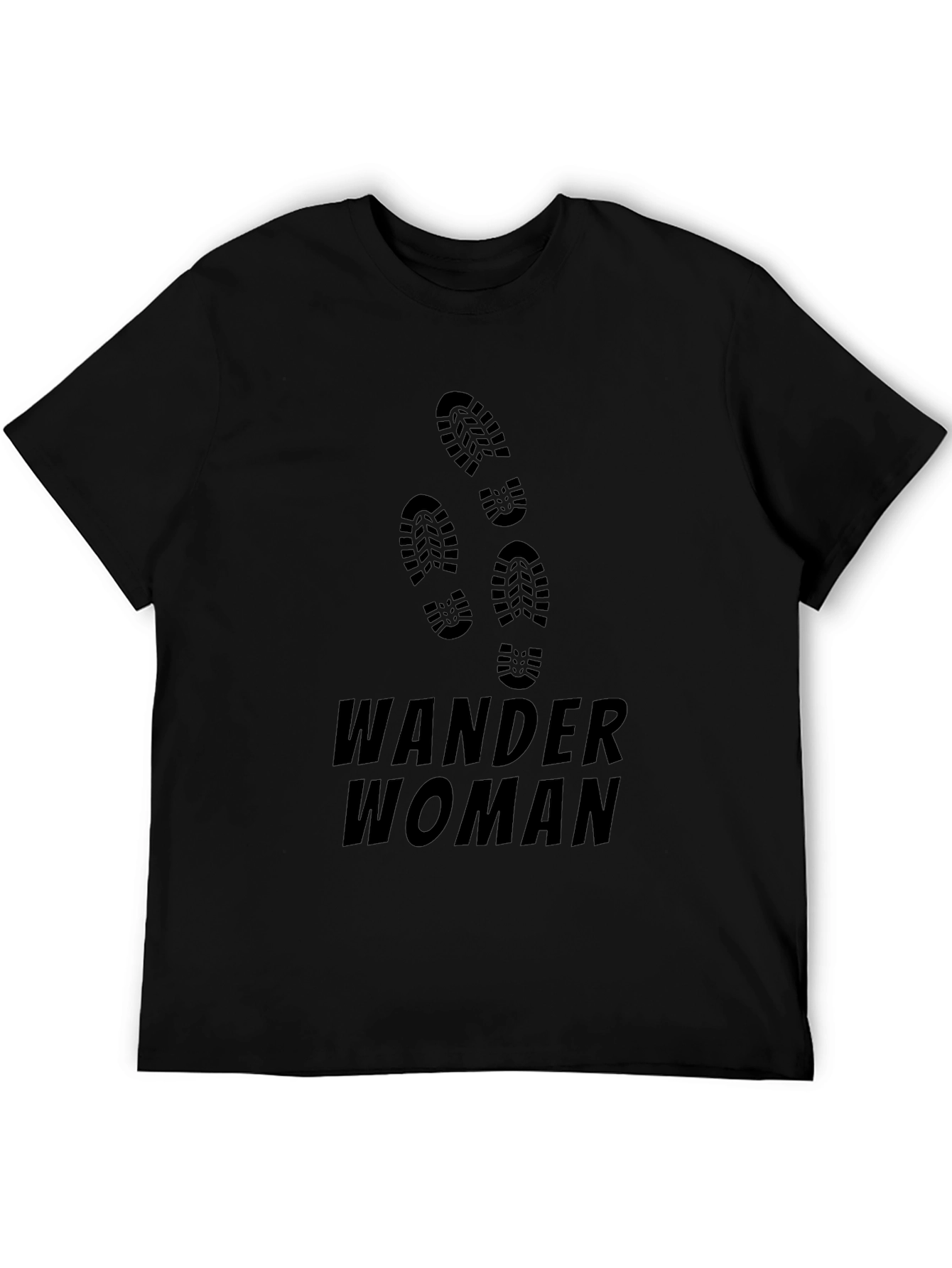 Wander Woman Graphic T-Shirt - Black