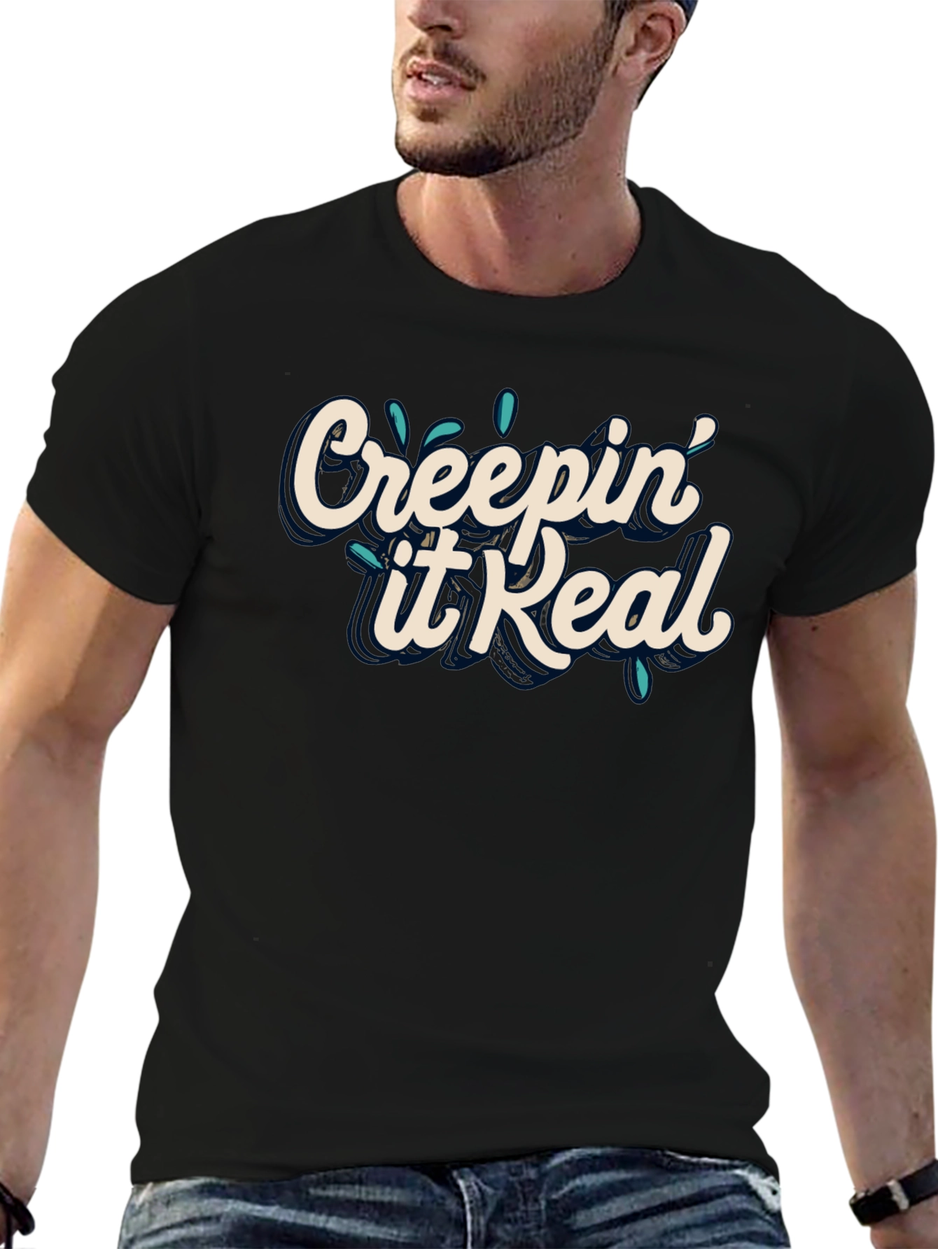 Creepin It Real Graphic T-Shirt
