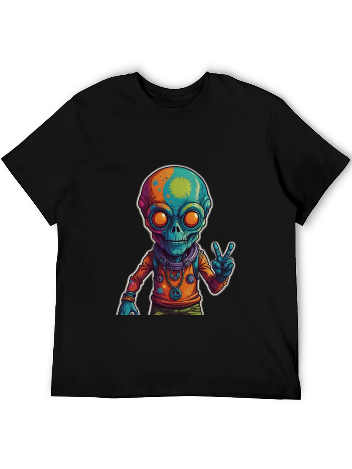 Alien Peace Sign T-Shirt
