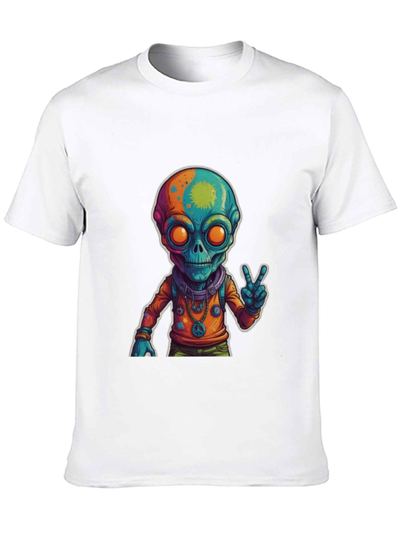 Alien Peace Sign T-Shirt