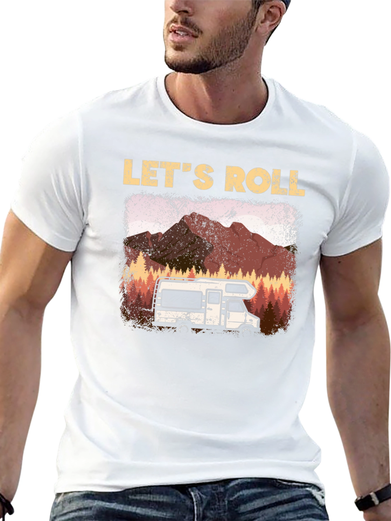 Lets Roll Camping RV T-Shirt
