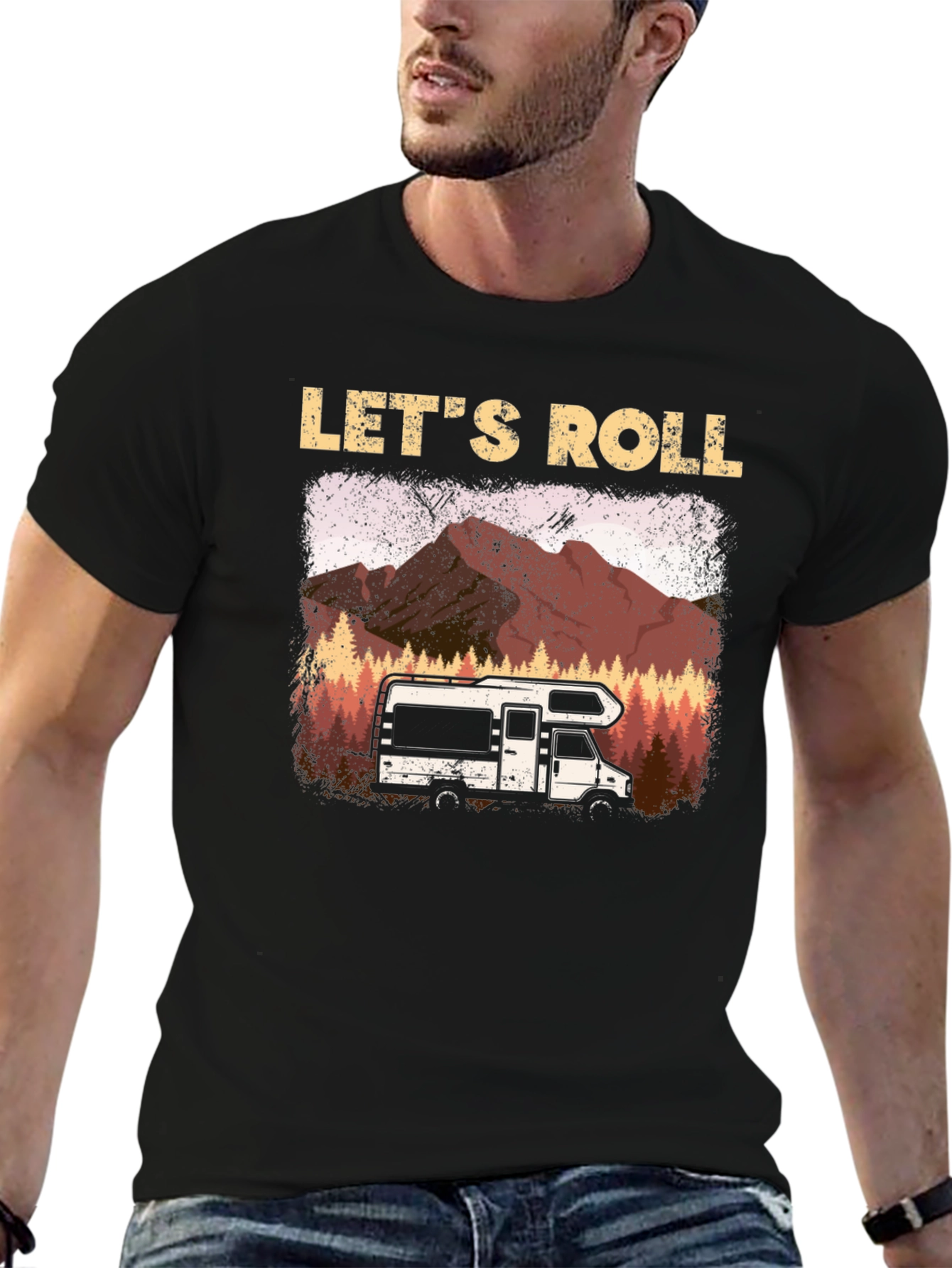 Lets Roll Camping RV T-Shirt