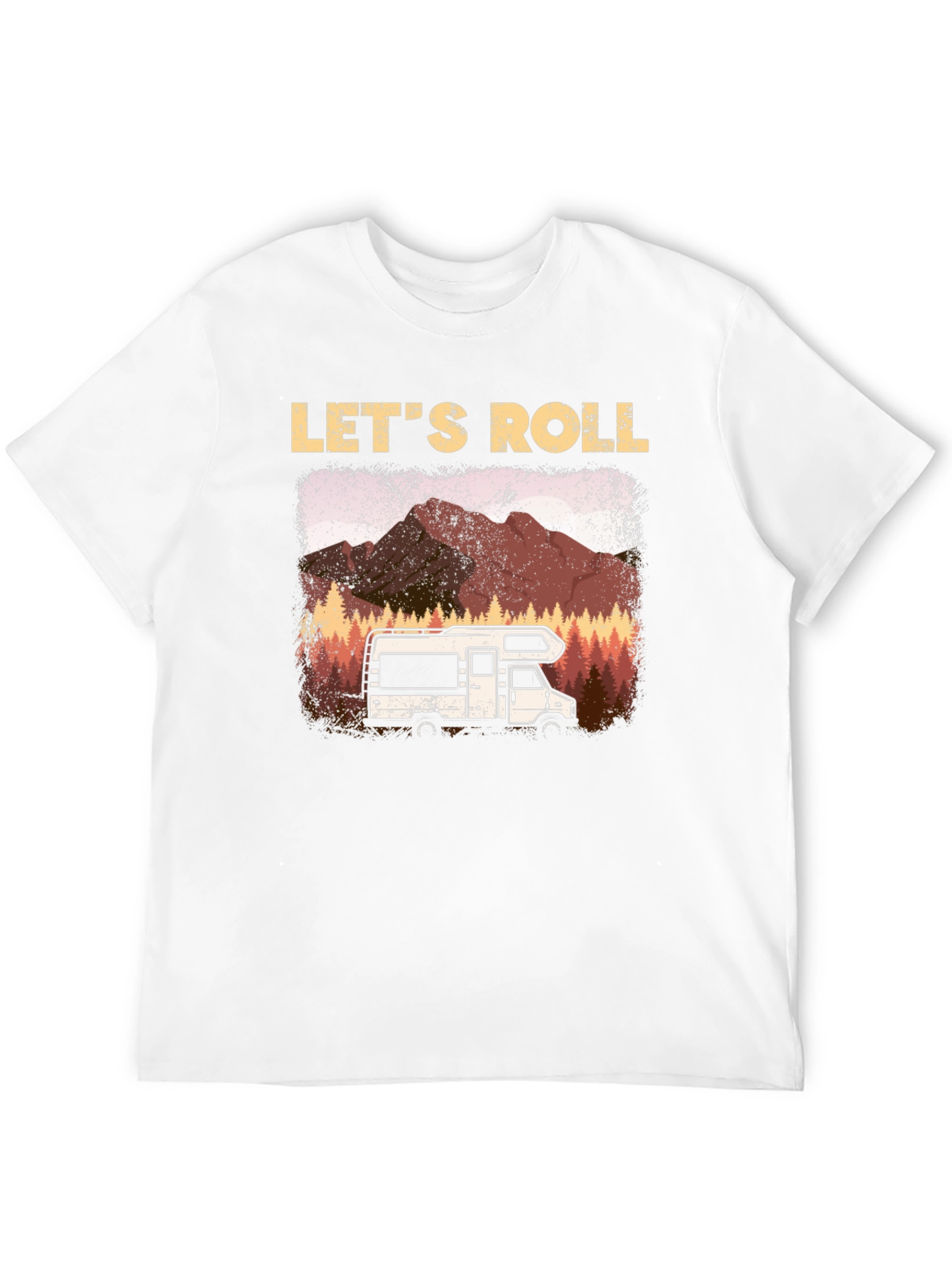 Lets Roll Camping RV T-Shirt