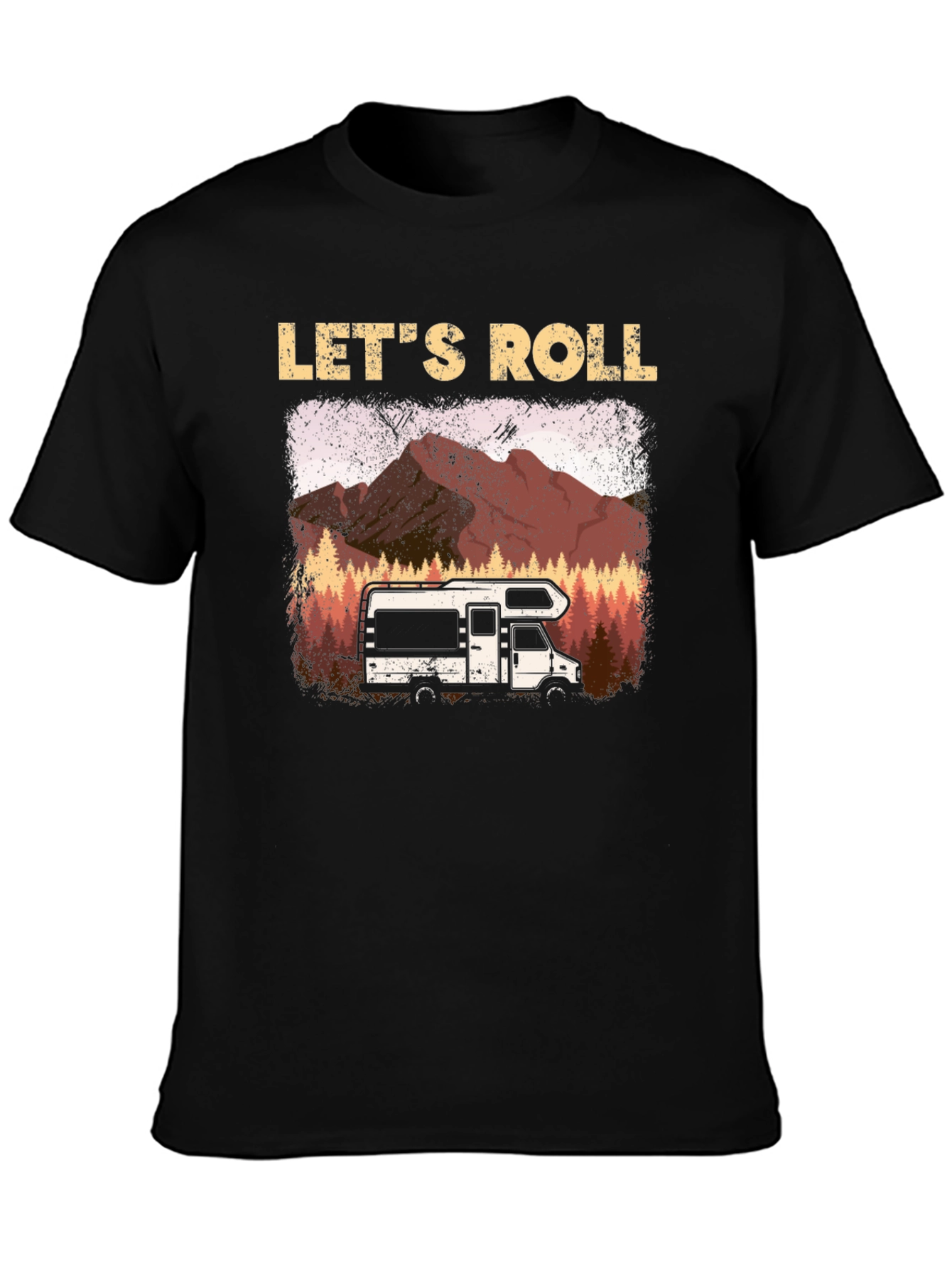 Lets Roll Camping RV T-Shirt