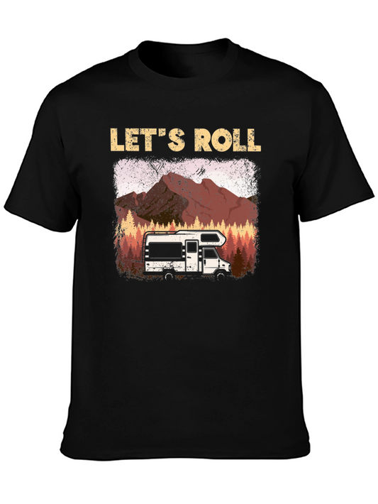 Lets Roll Camping RV T-Shirt
