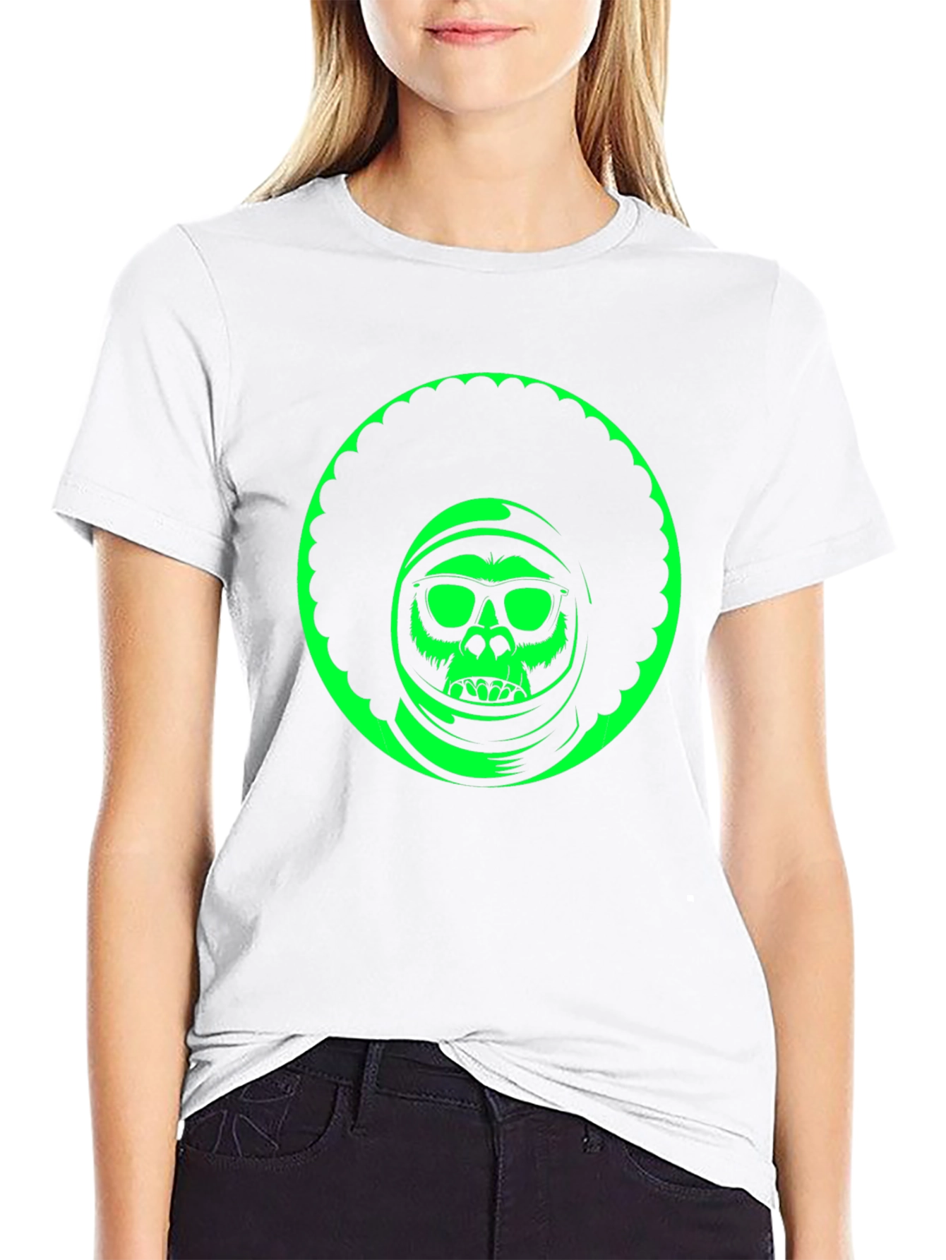 Funky Afro Space Monkey Tee