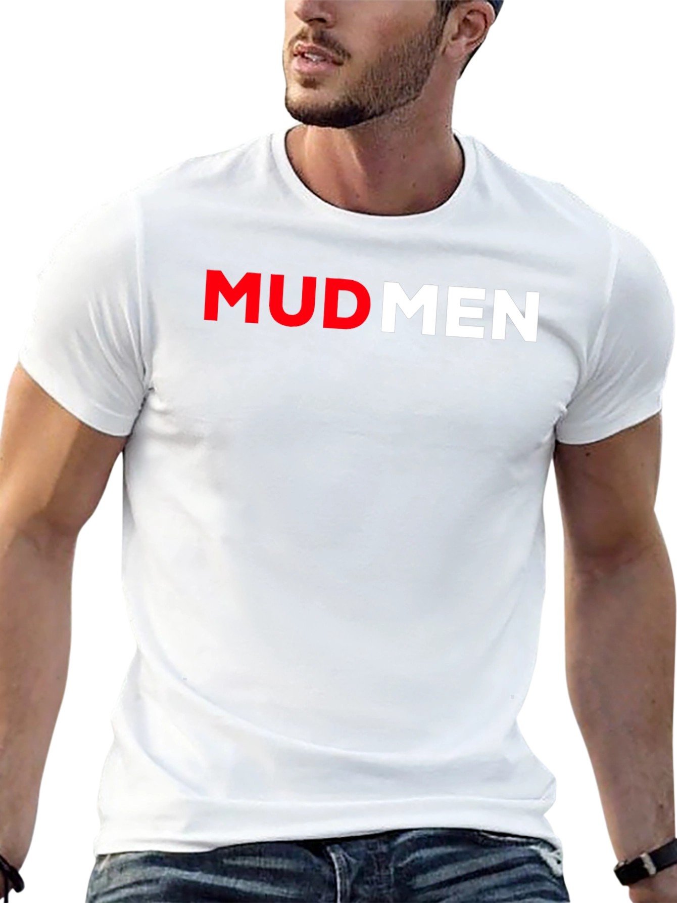 Mudmen Graphic T-Shirt - Short Sleeve Crew Neck