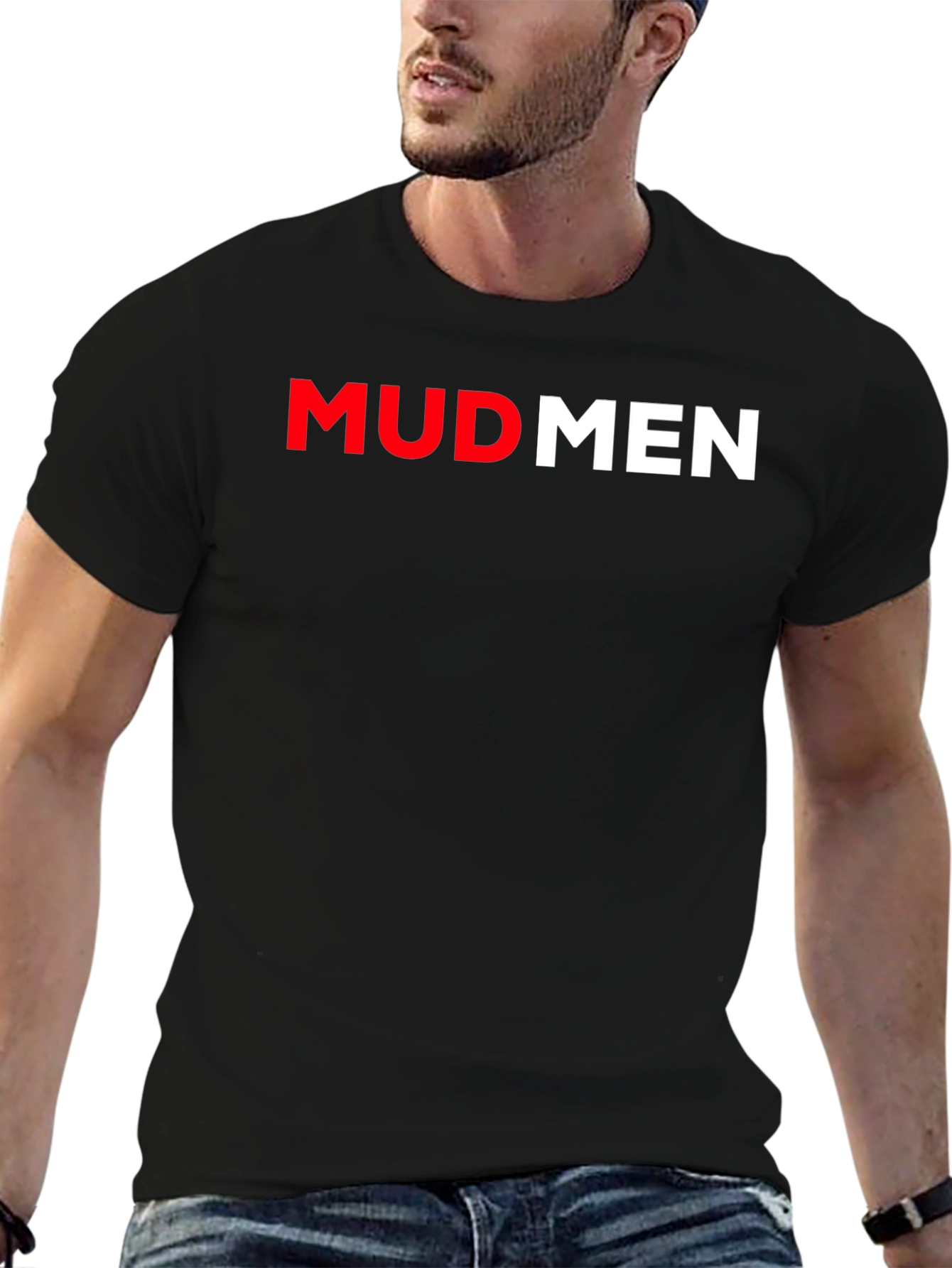 Mudmen Graphic T-Shirt - Short Sleeve Crew Neck