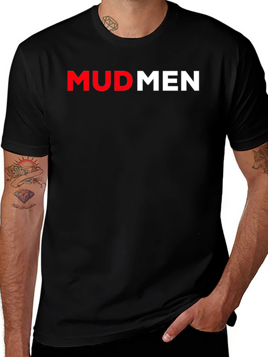Mudmen Graphic T-Shirt - Short Sleeve Crew Neck