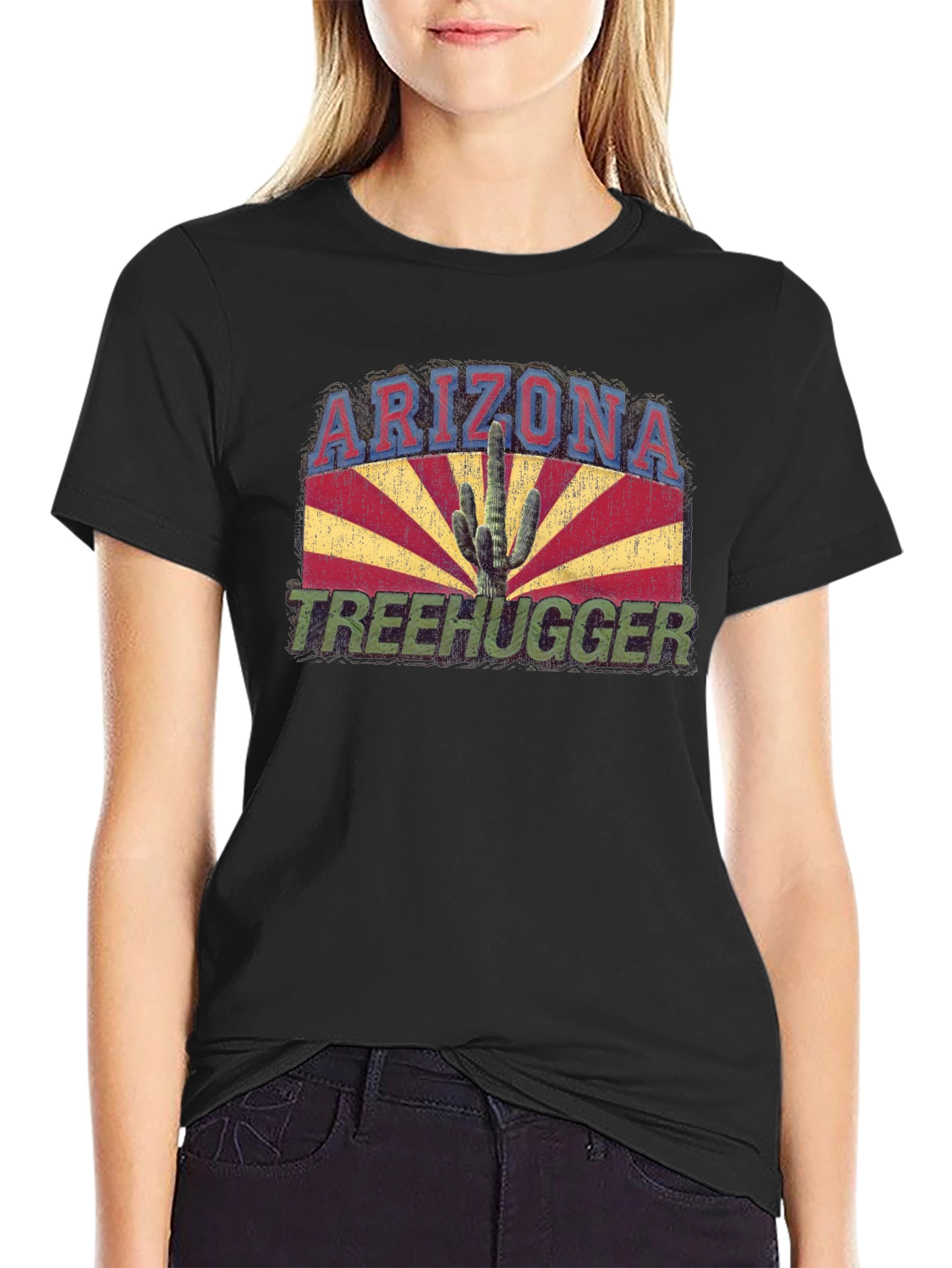 Arizona Treehugger Graphic T-Shirt - Black