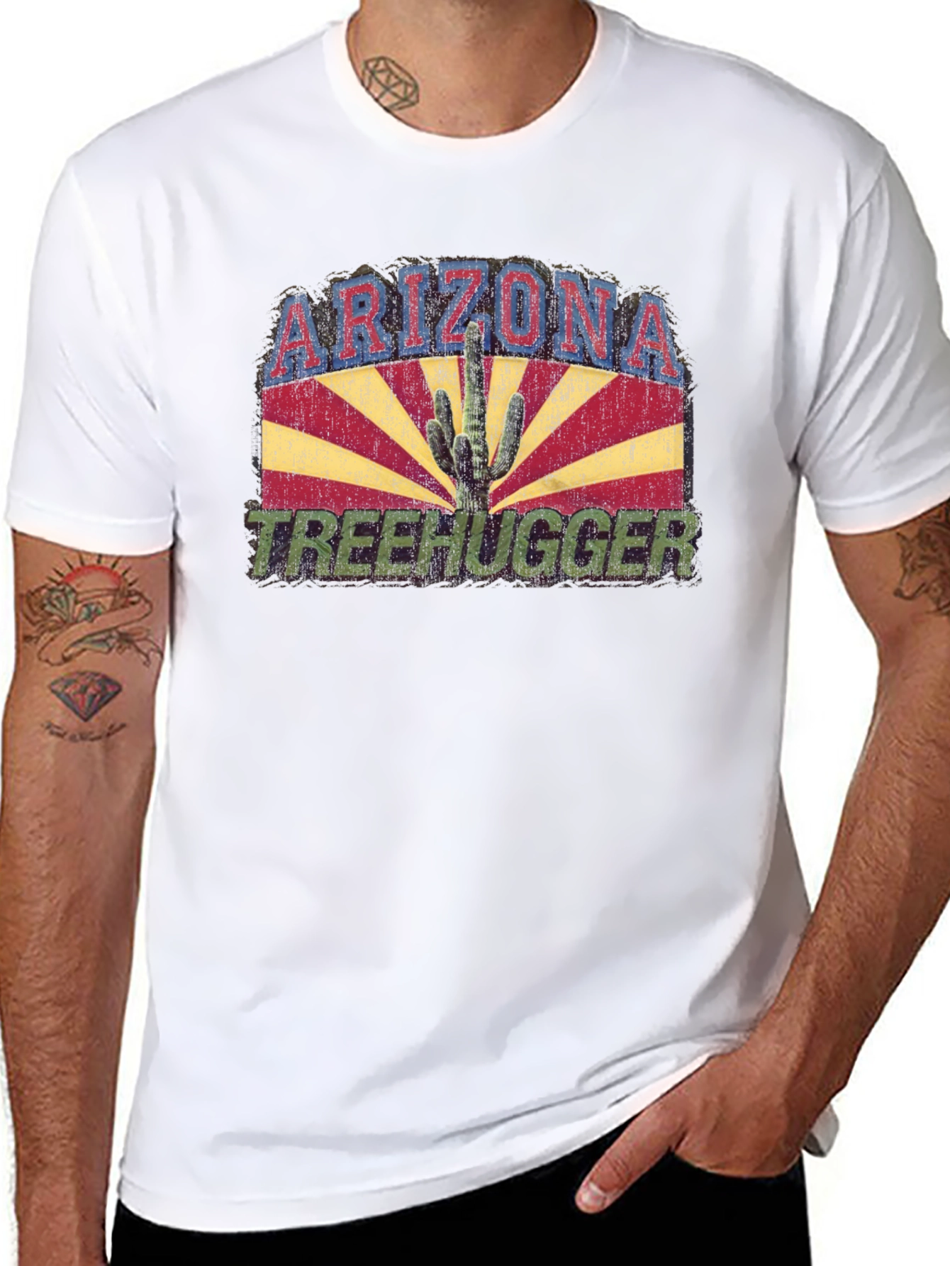 Arizona Treehugger Graphic T-Shirt - Black