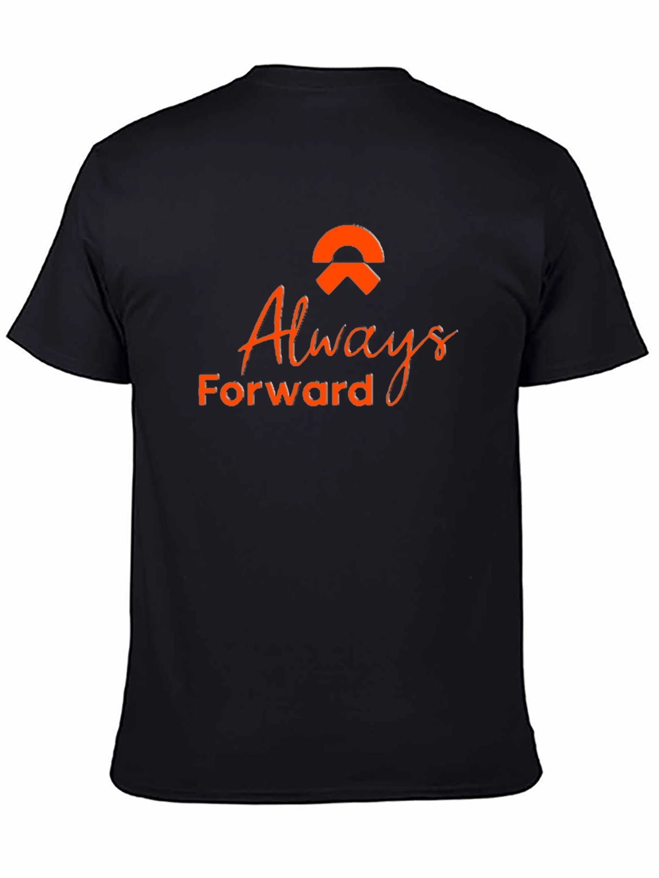 Always Forward Black Tee - Stylish Graphic T-Shirt