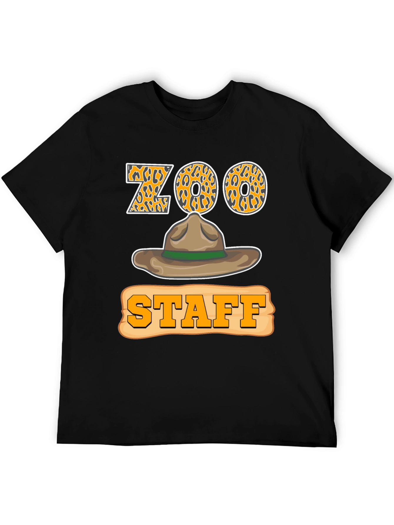Zoo Staff Leopard Print T-Shirt