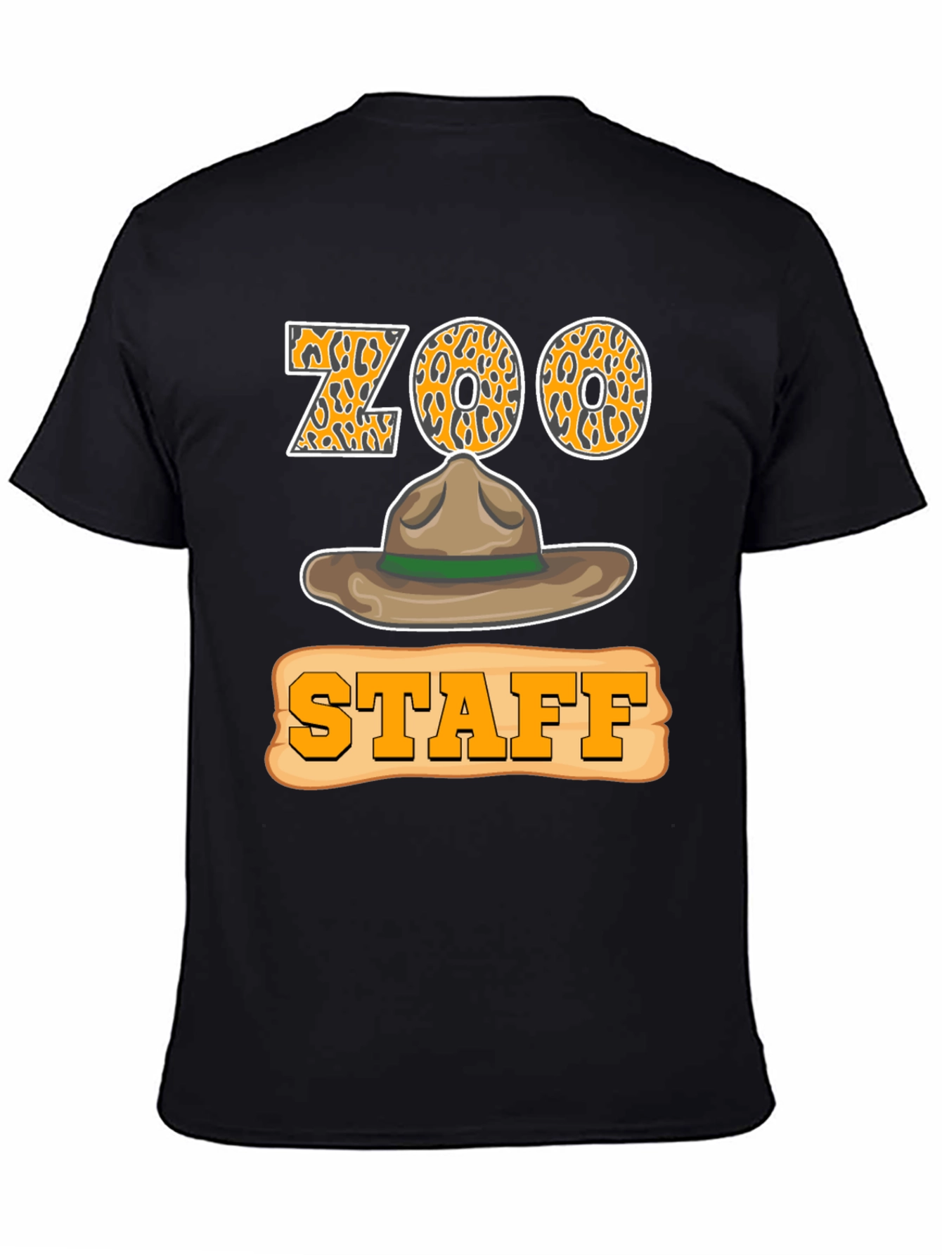 Zoo Staff Leopard Print T-Shirt