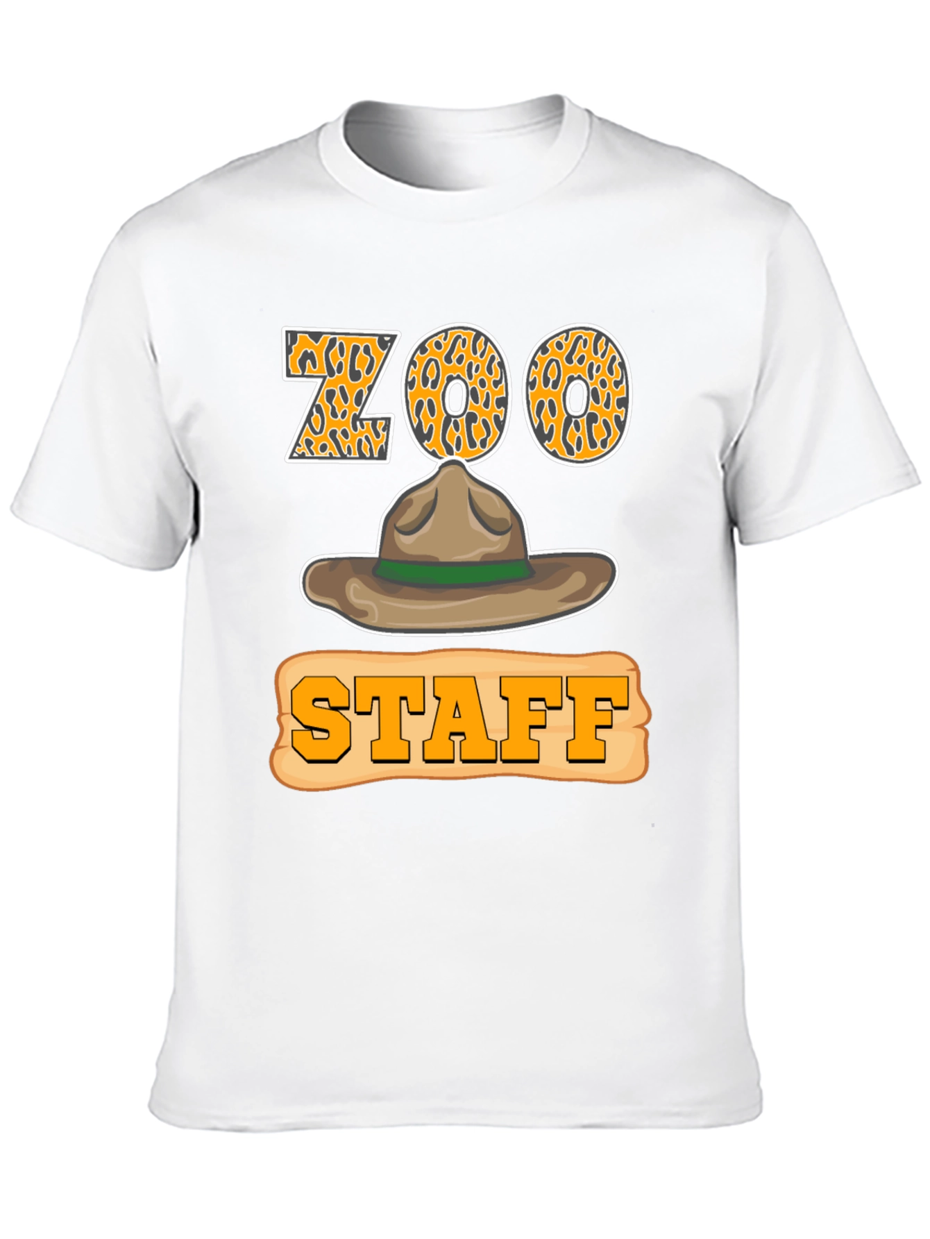 Zoo Staff Leopard Print T-Shirt