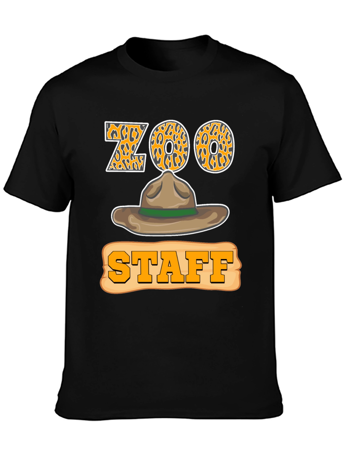 Zoo Staff Leopard Print T-Shirt