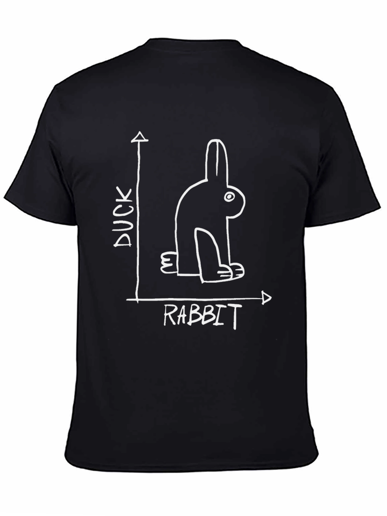 Duck Rabbit Illusion Graphic Tee - Optical Paradox T-Shirt