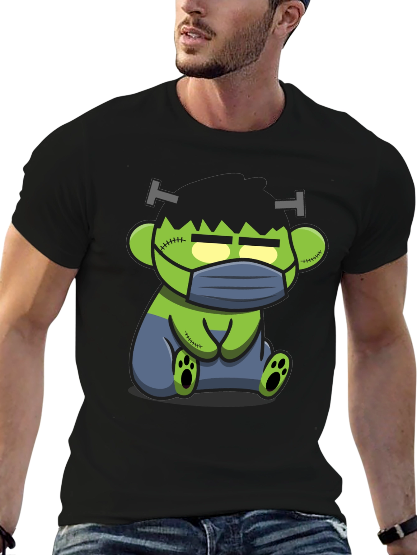 Frankenstein Bear T-Shirt - Halloween Edition