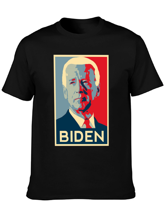 Biden Portrait Graphic Print T-Shirt