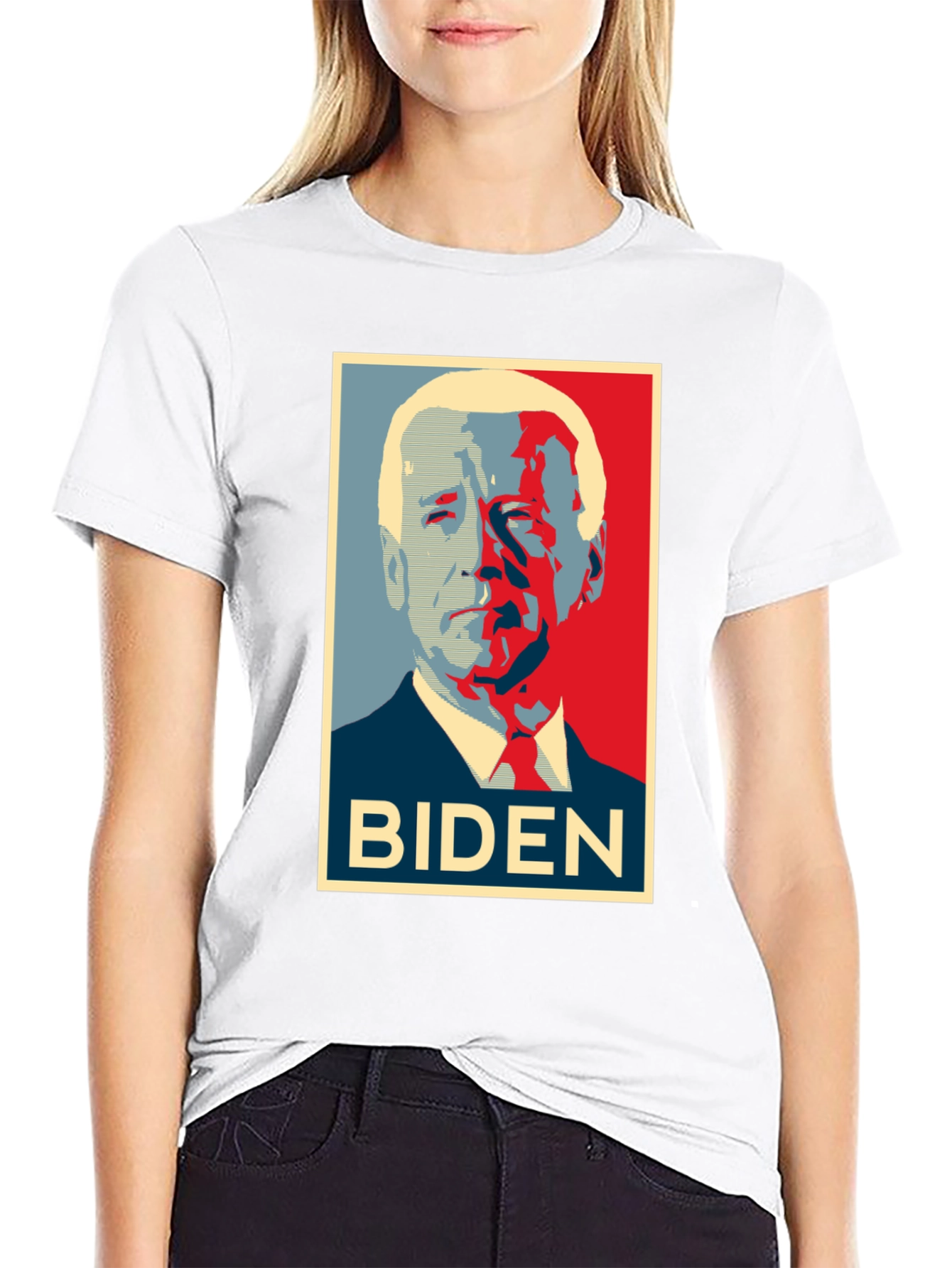 Biden Portrait Graphic Print T-Shirt