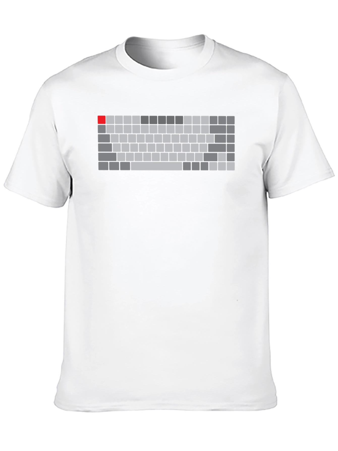 Keyboard Graphic Tee - Gamer Style Shirt