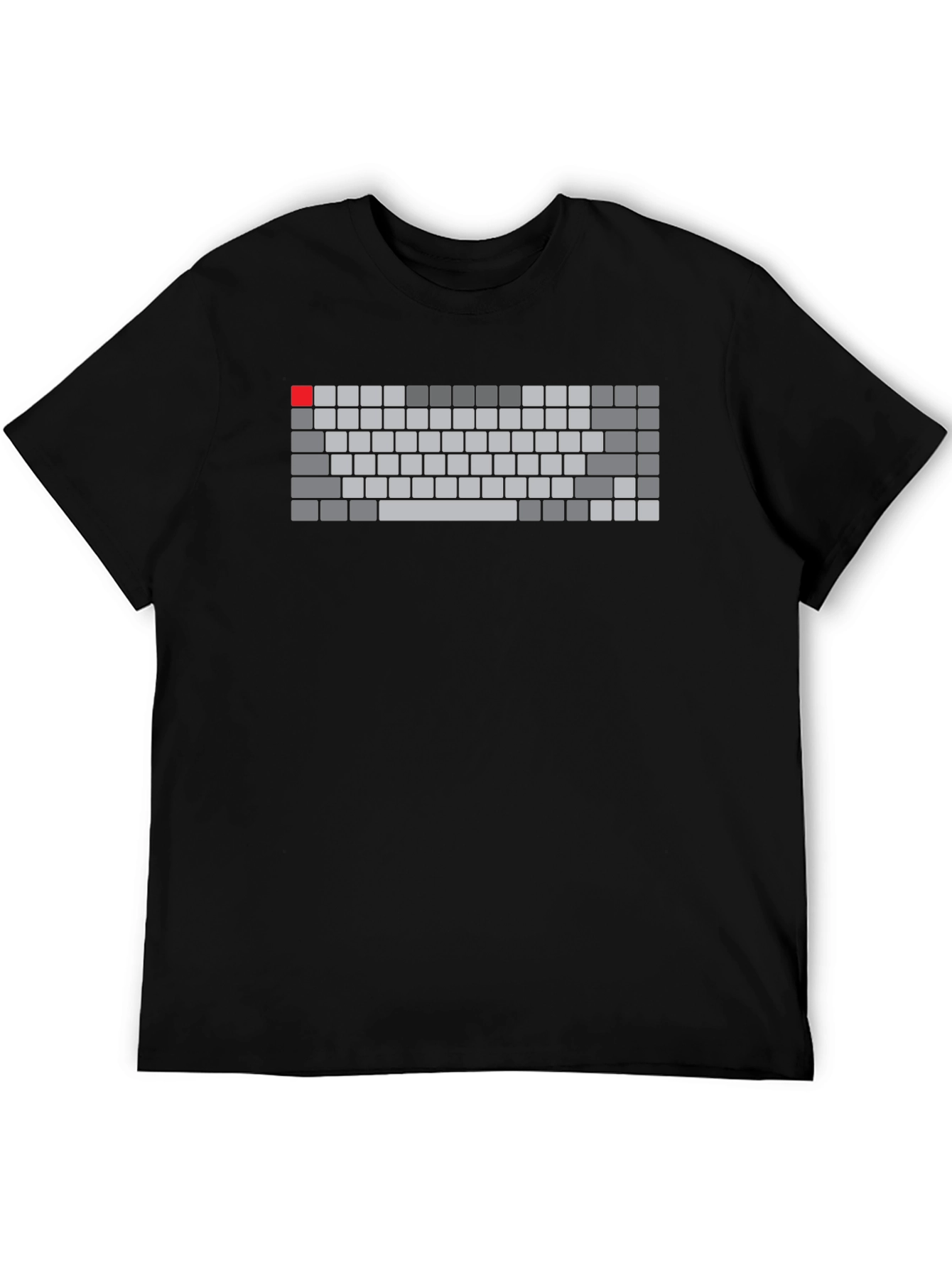 Keyboard Graphic Tee - Gamer Style Shirt
