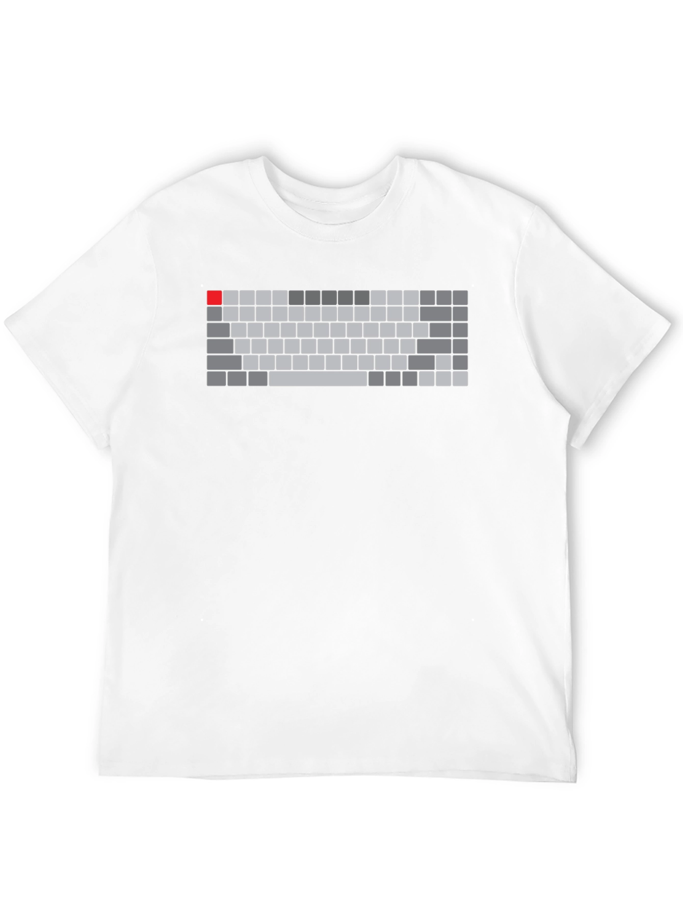 Keyboard Graphic Tee - Gamer Style Shirt